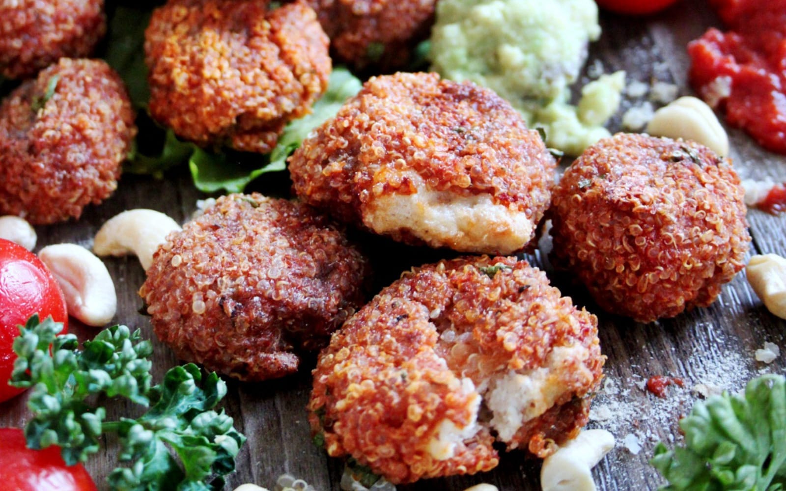 quinoa pizza bites