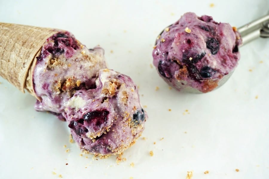 blueberry pie ice cream