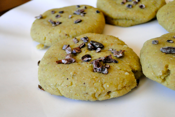 No Bake Pistachio Orange Cookies