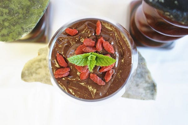 Recipe: Raw Chocolate Berry Pudding
