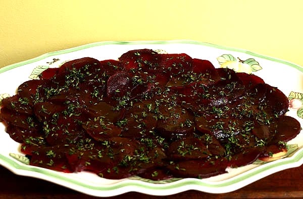 Recipe: Beet Carpaccio