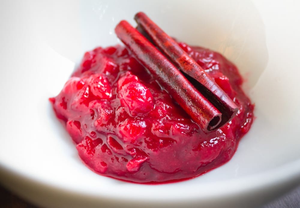 Vegan Spiced Cranberry, Ginger and Pear Sauce