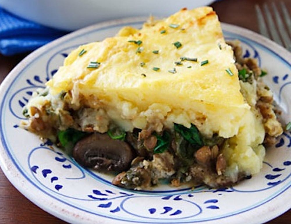 mushroom shepherd's pie
