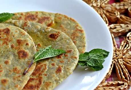 Mint Parathas