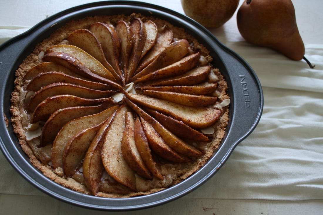 Pear & Almond Tart