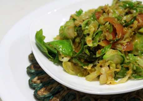 Stir Fry Brussels Sprouts