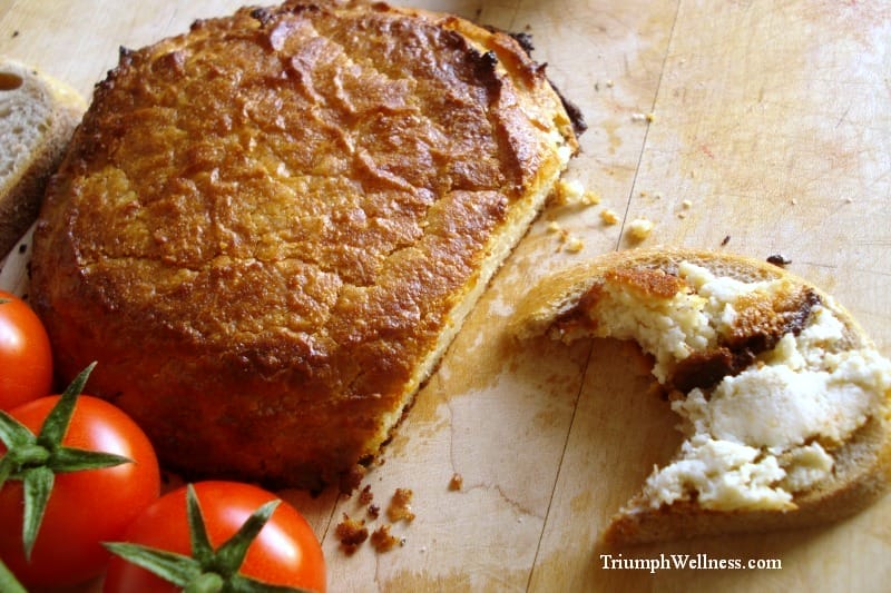 baked vegan cheese
