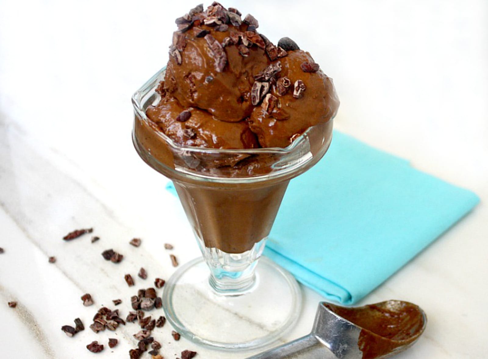 Cacao Nib and Mint Chocolate Ice Cream