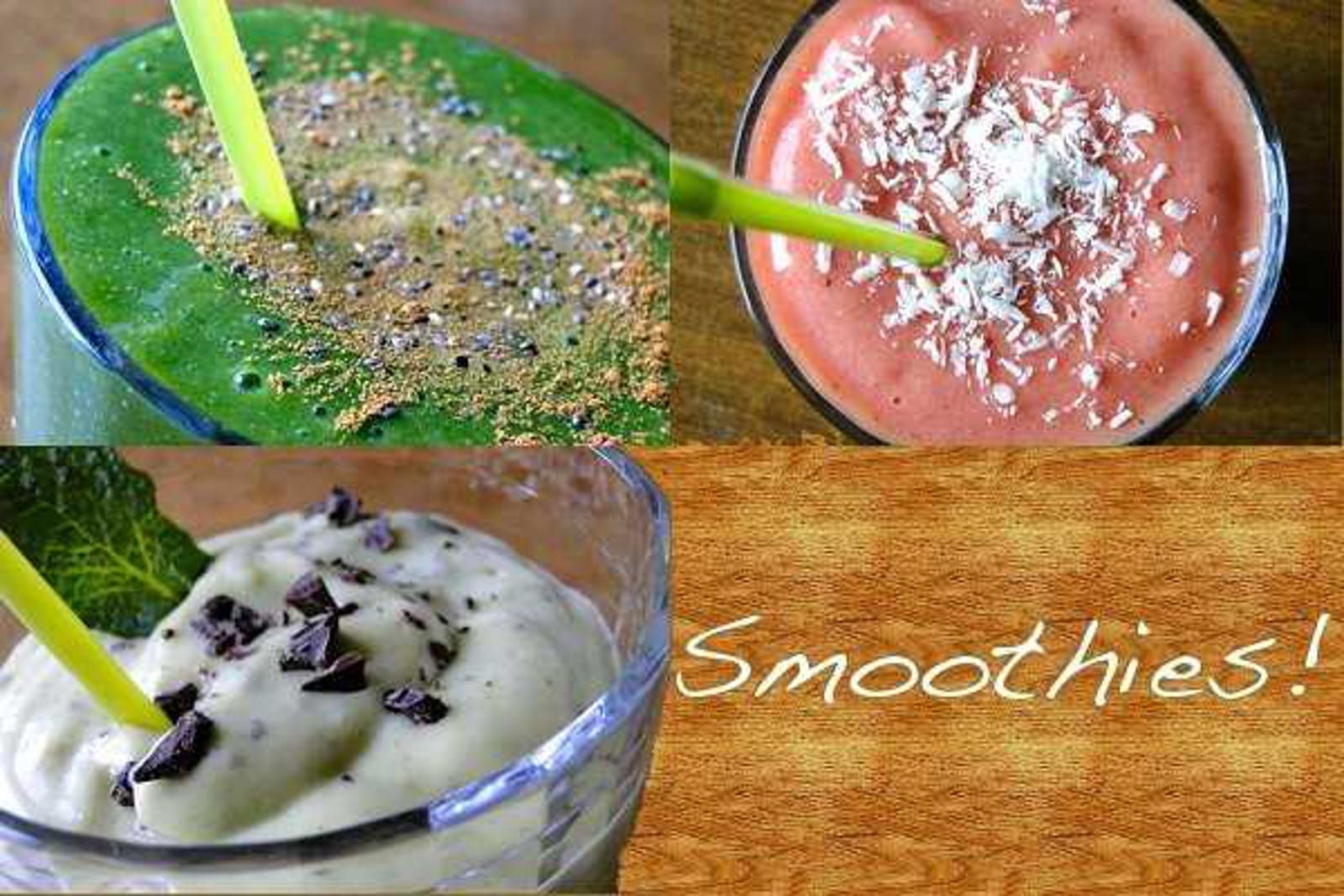 Two different healthy smoothies