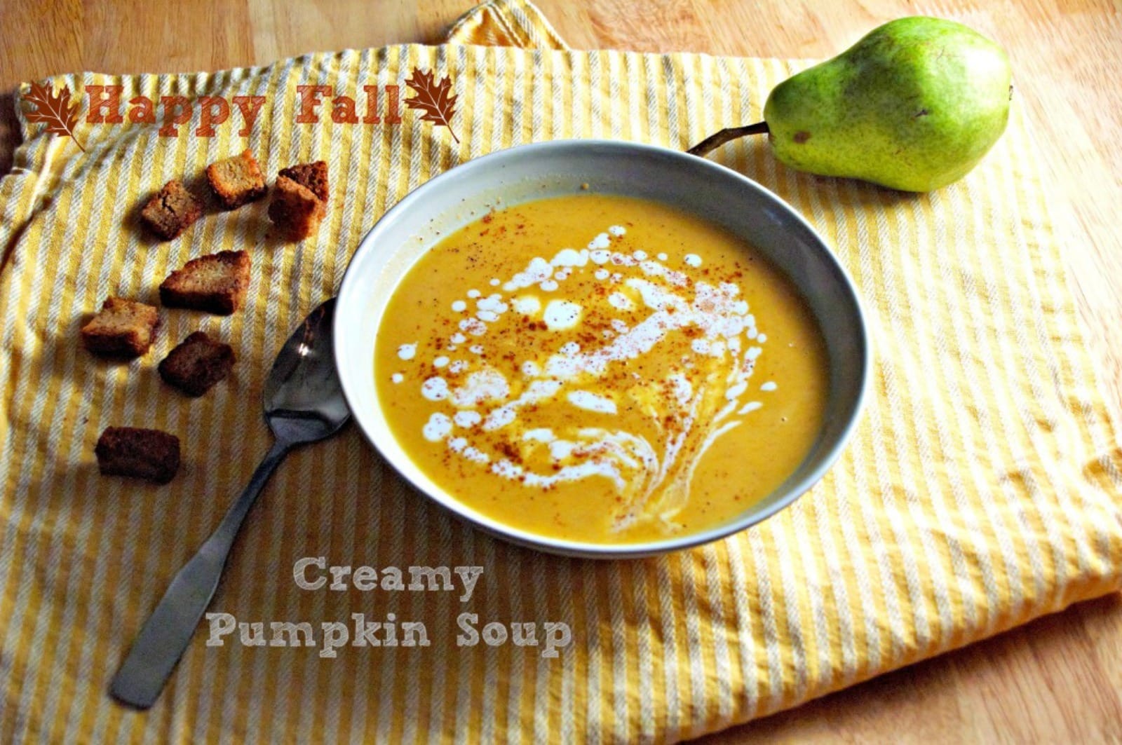 Creamy Pumpkin Soup [Vegan]