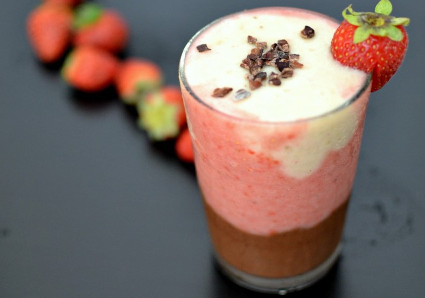 Vegan Neapolitan Milkshake