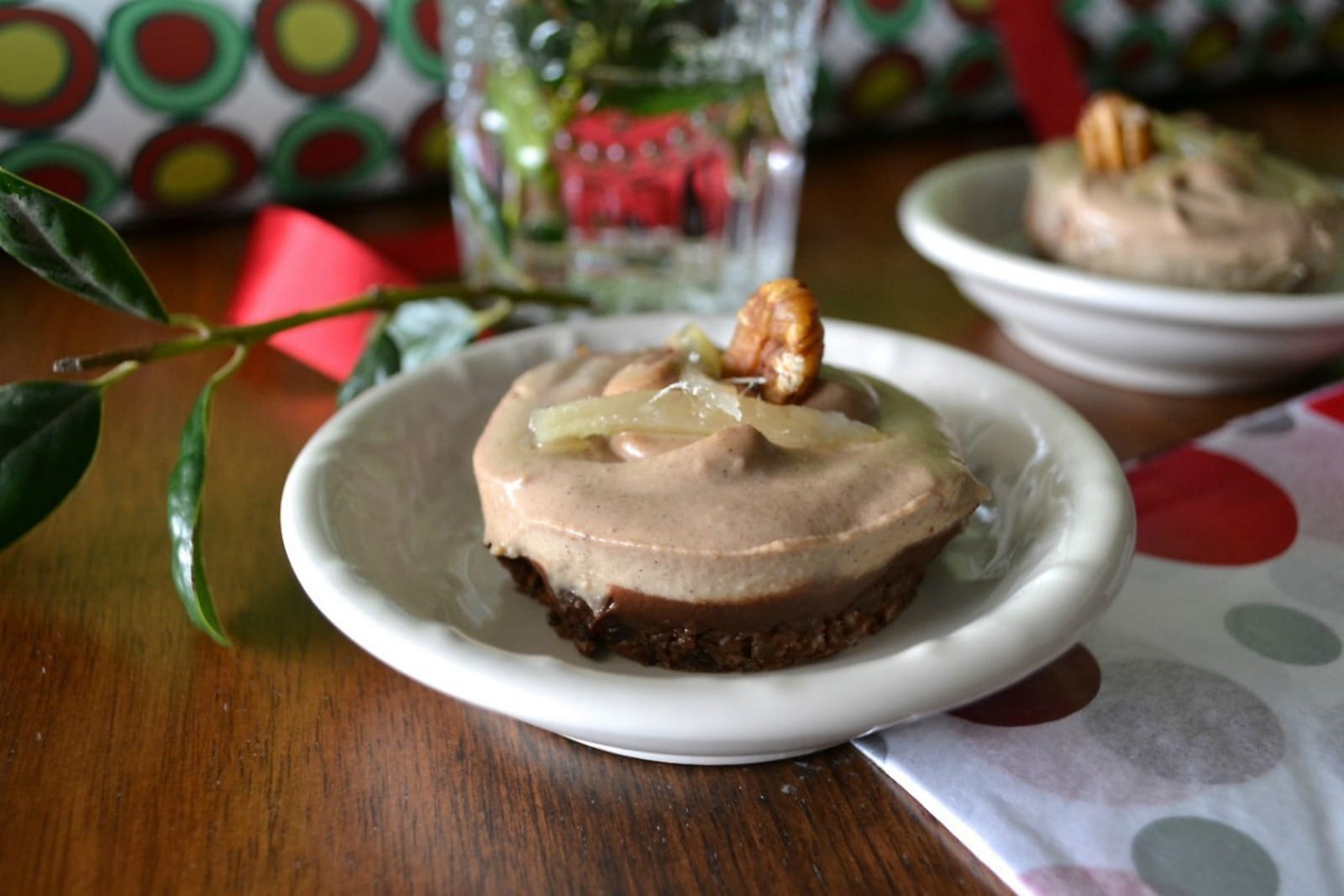 Raw Gingerbread Tartlet