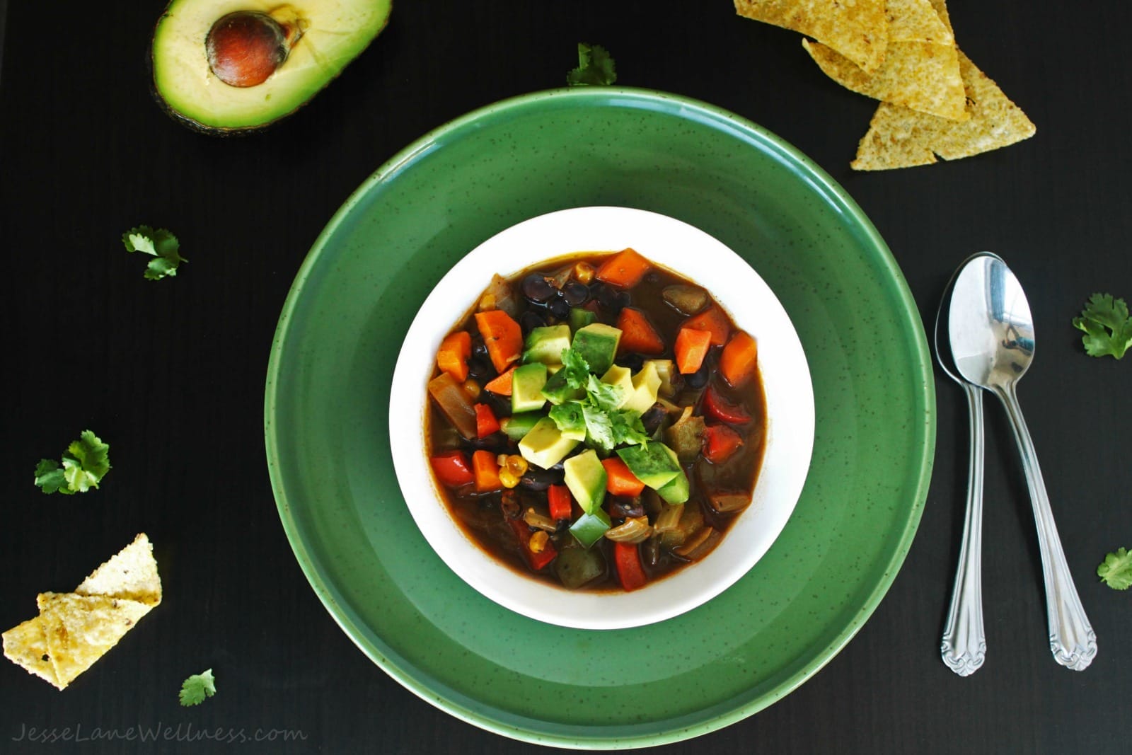 Spicy Black Bean Soup [Vegan]