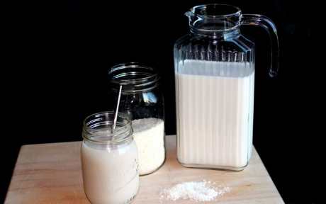 Homemade Unsweetened Coconut Milk