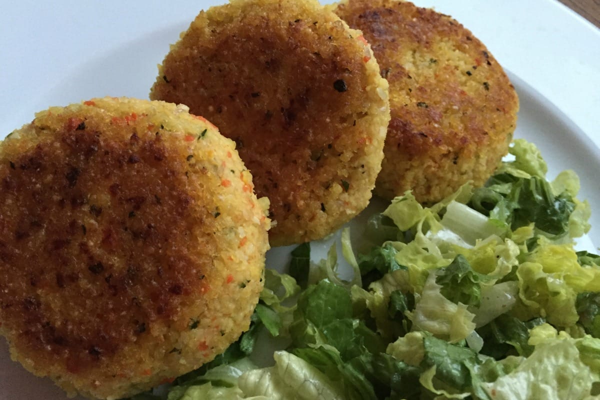 Rainbow Vegetable Saffron Millet Croquettes [Vegan]