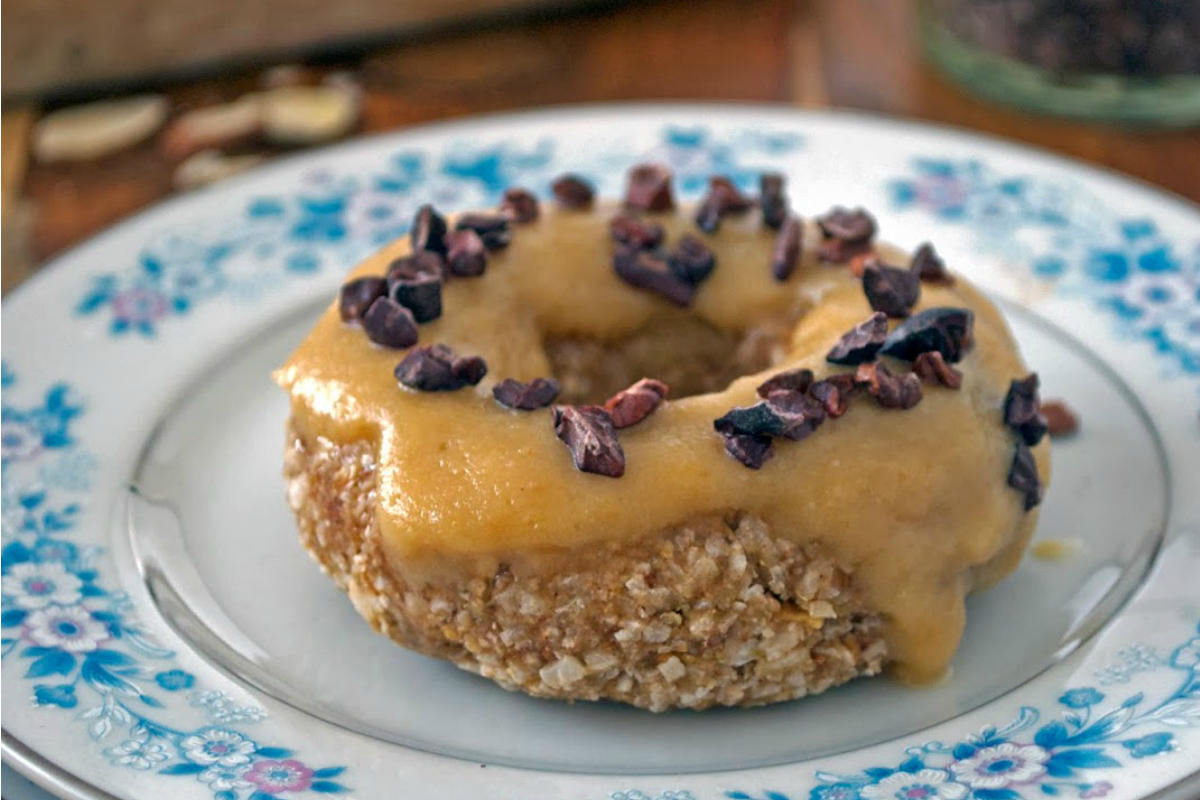 Sprouted Buckwheat Cake Donuts [Vegan, Raw, Gluten-Free]