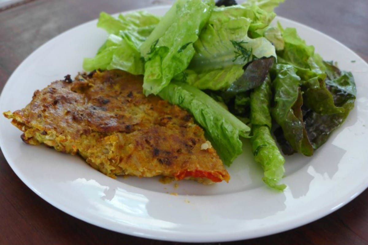 Roasted Vegetable Frittata [Vegan, Gluten-Free]