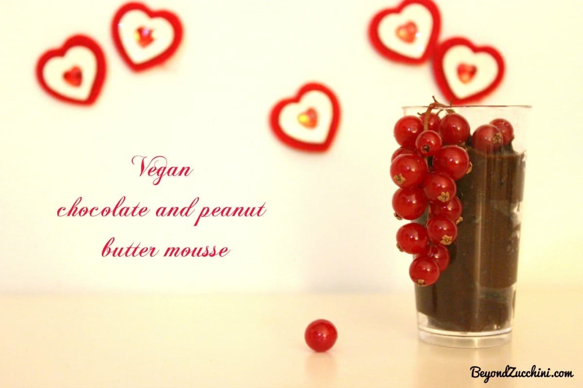 Vegan Chocolate and Peanut Butter Mousse [Vegan, Gluten-Free]