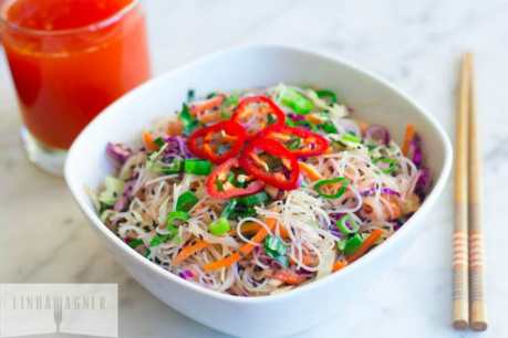 Gluten-Free Asian Noodle Salad [Vegan]