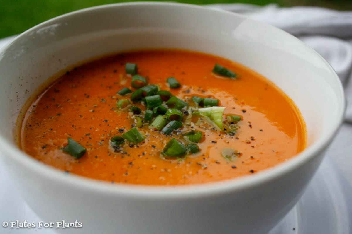 Cheezy Tomato Soup [Vegan, Gluten-Free]