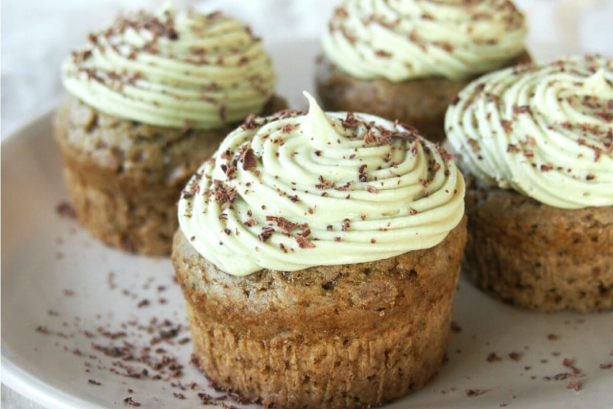 Matcha Green Tea Cupcakes [Vegan]