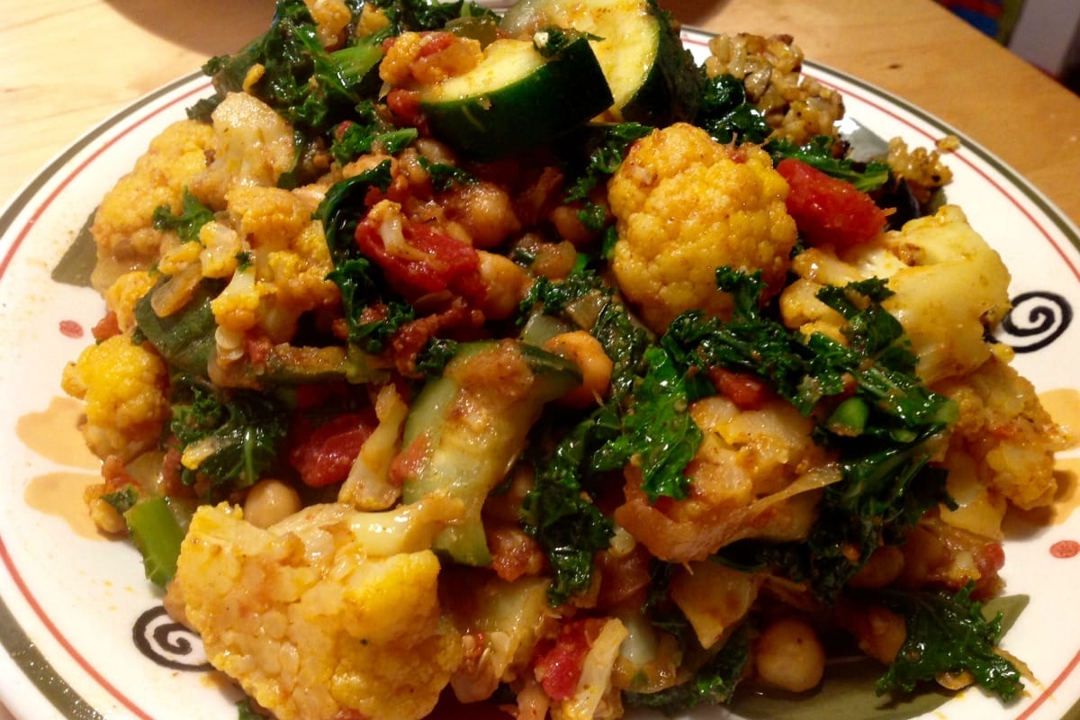Cauliflower Cacciatore [Vegan, Gluten-Free]