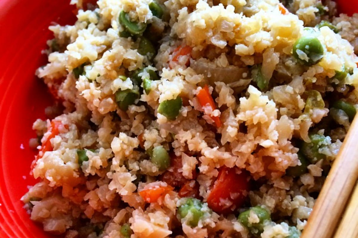 Cauliflower Fried Rice [Vegan, Gluten-Free]