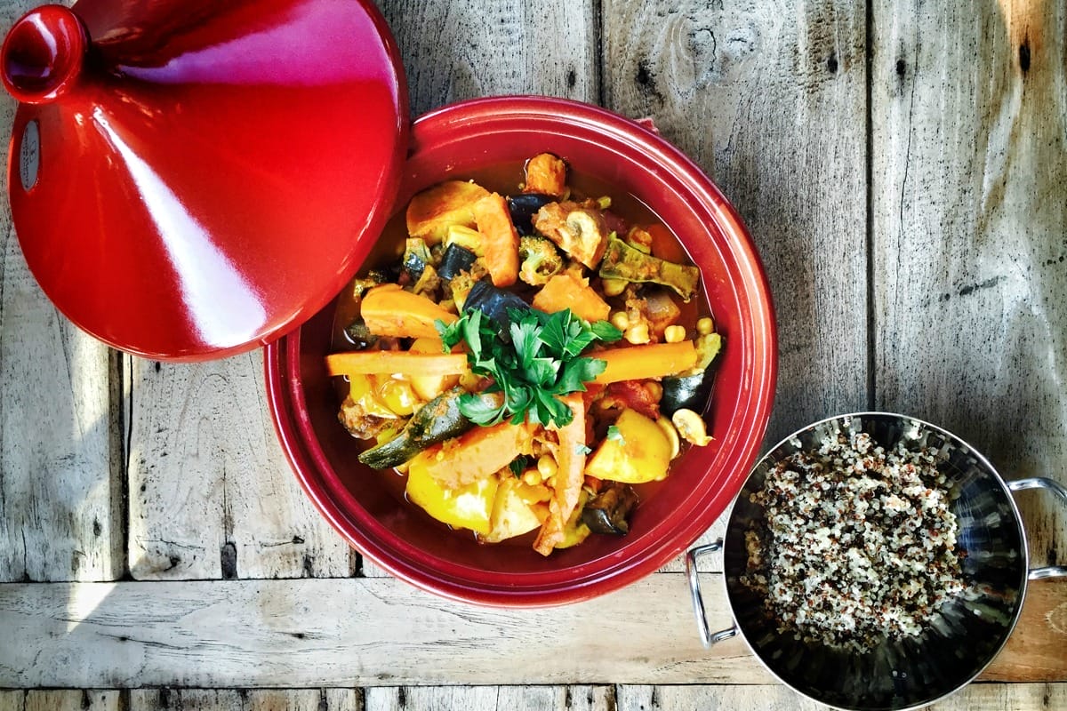 Delicious Roasted Veggie Moroccan Tagine
