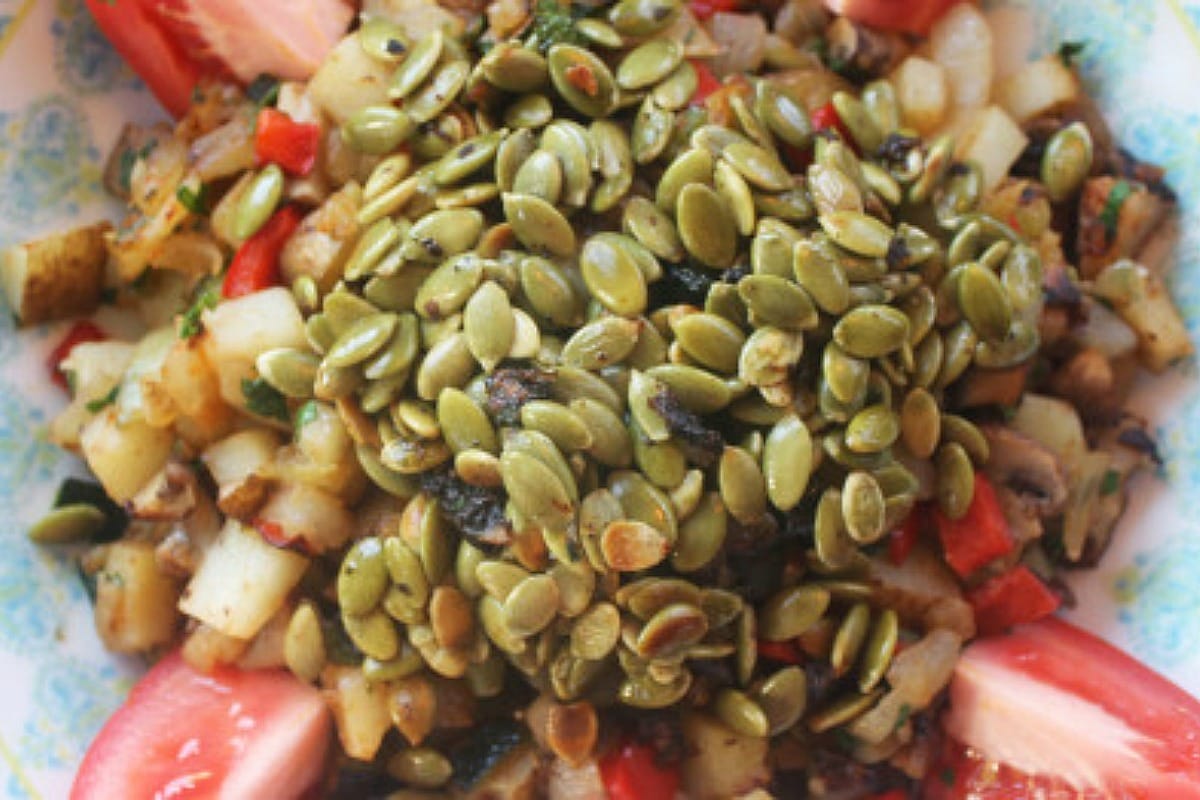 Toasted Pepita Breakfast Hash [Vegan, Gluten-Free]