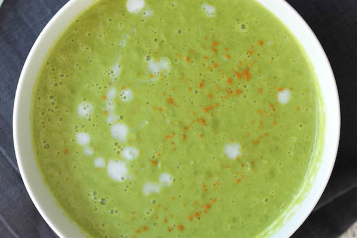 Thai Spring Pea Soup