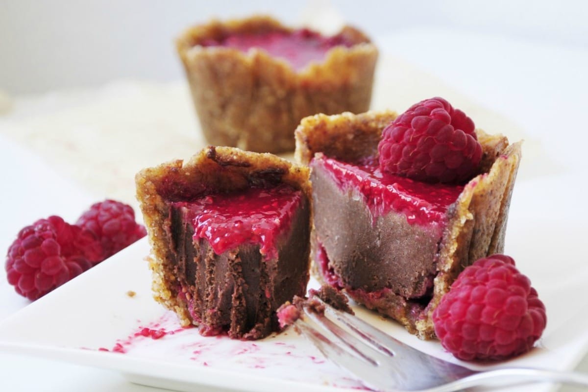 Mini Raspberry Chocolate Cake [Vegan, Gluten-Free]