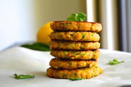Zucchini Chickpea Fritters