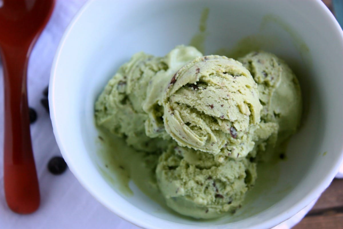 Mint Matcha Chip Ice Cream [Vegan, Gluten-Free]