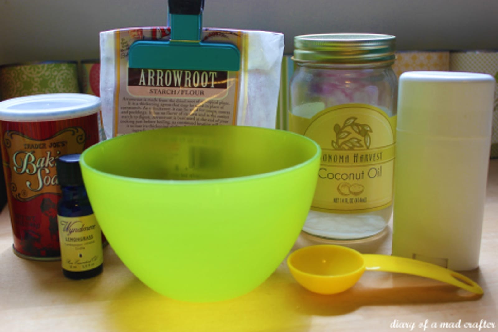 DIY Lemongrass and Coconut Oil Deodorant