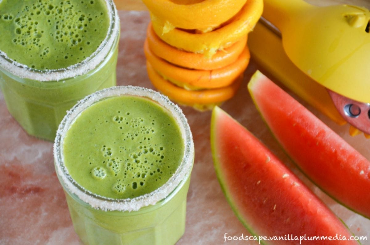 Green Monster Margarita Smoothie [Vegan, Gluten-Free]