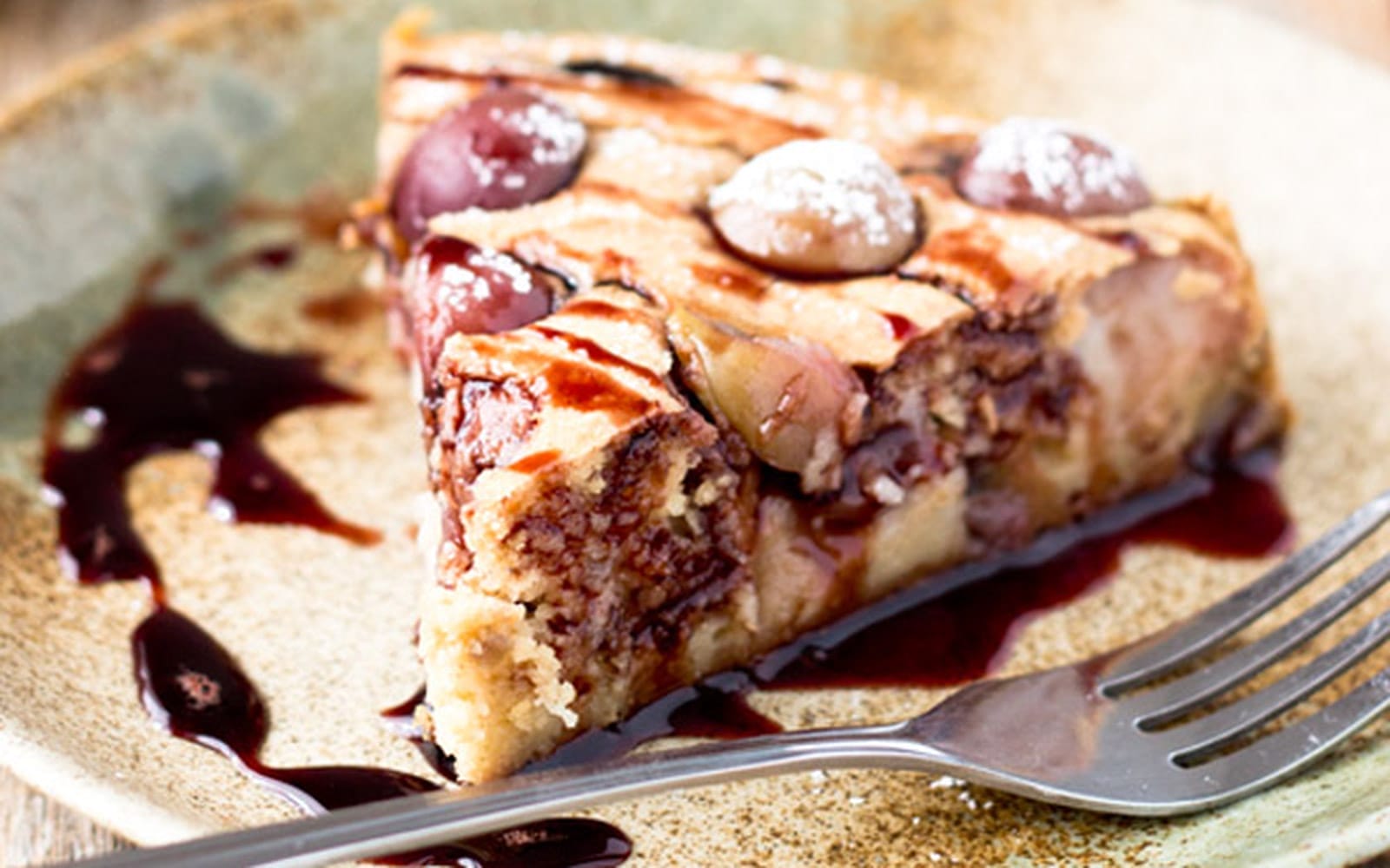 Fresh Red Grape Cake