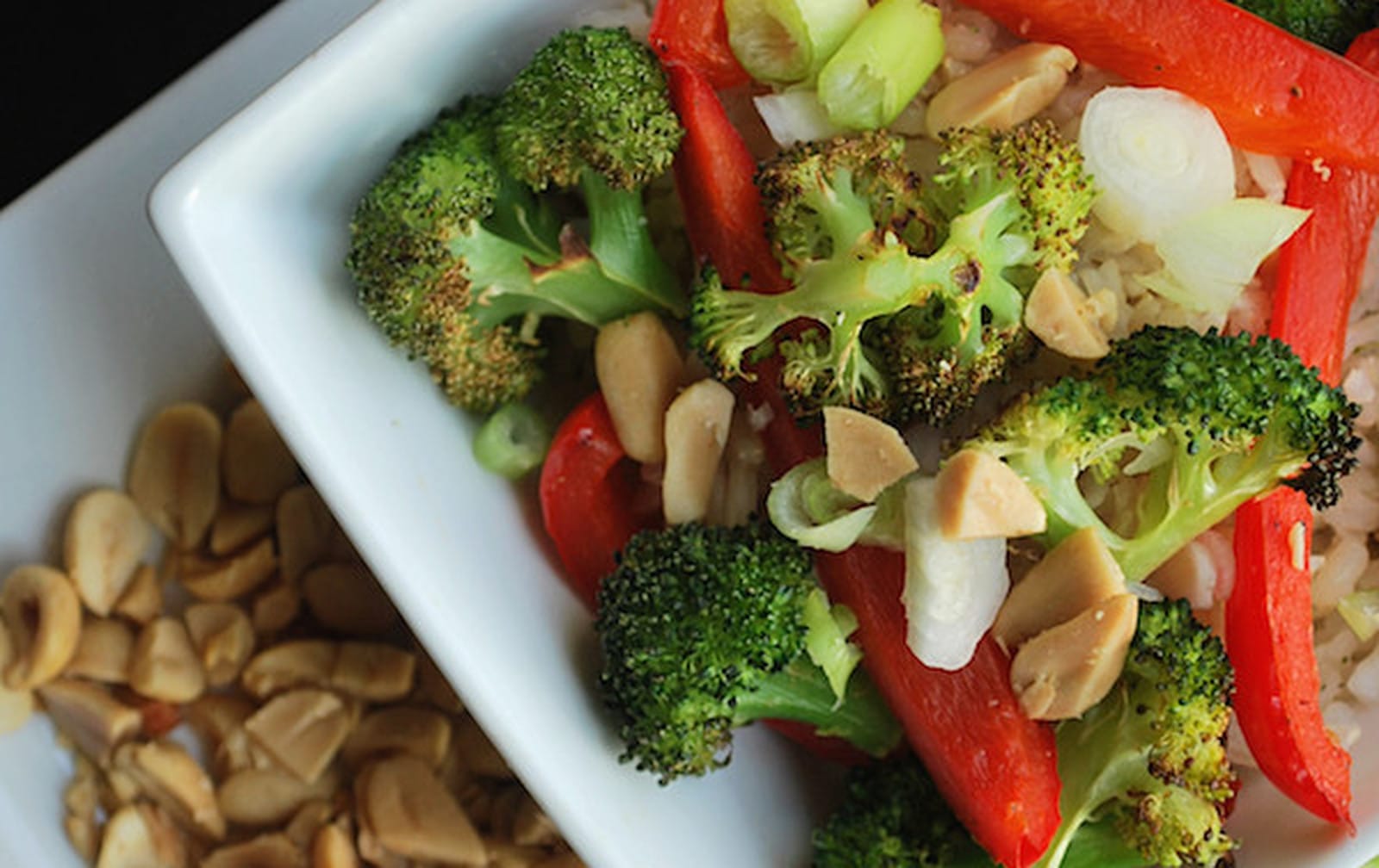Thai Peanut Burrito Bowls [Vegan, Gluten-Free]
