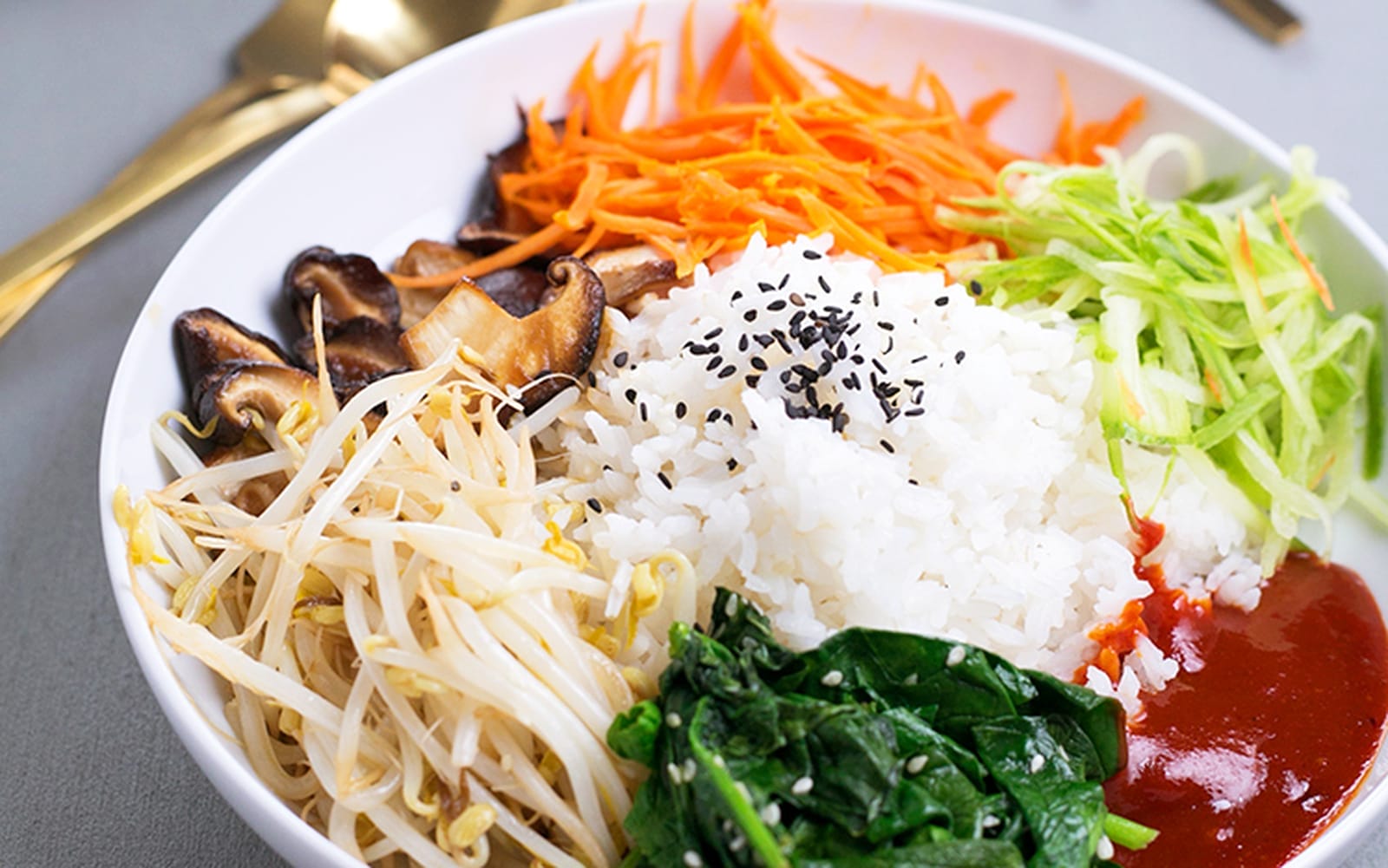 Bangin' Korean Bibimbap [Vegan, Gluten-Free]