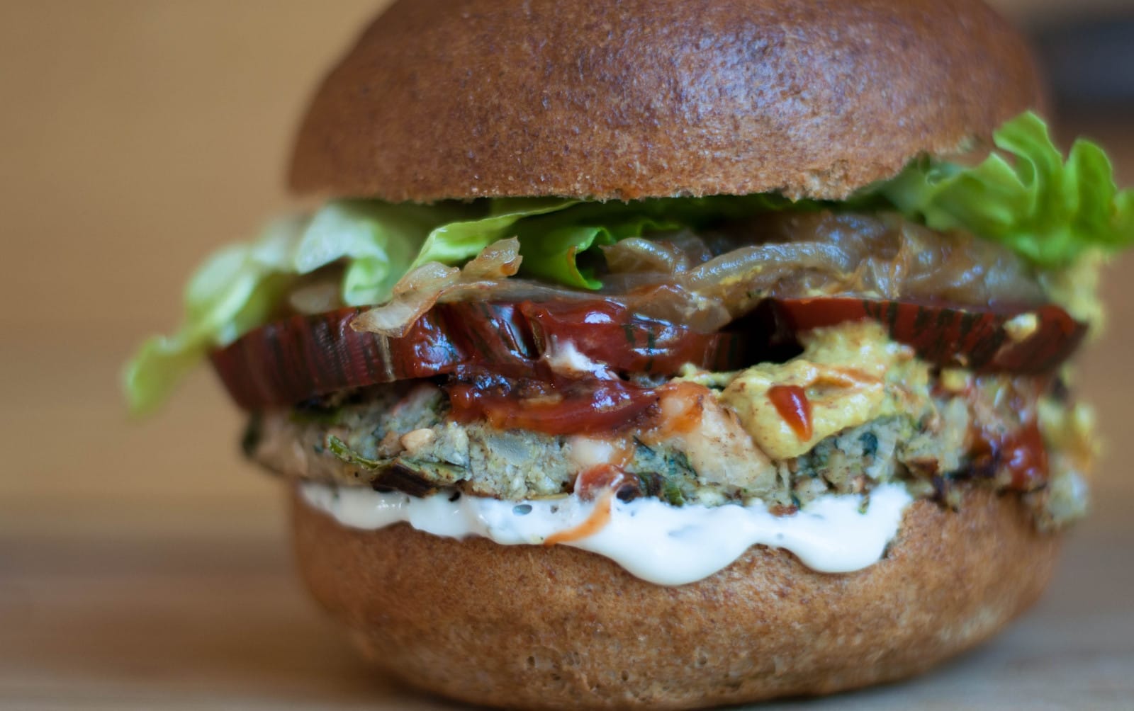 Zucchini Mushroom Veggie Burgers [Vegan, Gluten-Free]