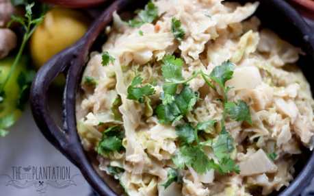 Home-Style Andean Cabbage Curry [Vegan, Gluten-Free]