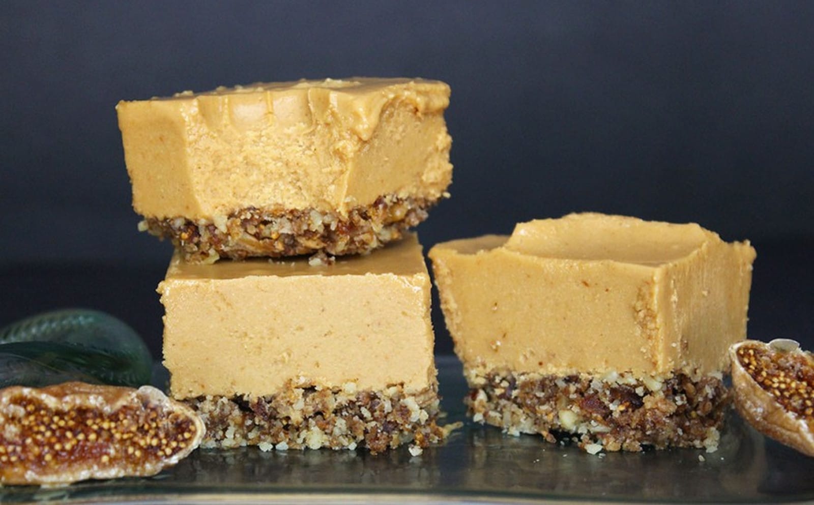 Peanut Butter Fig Bars [Vegan, Raw, Gluten-Free]