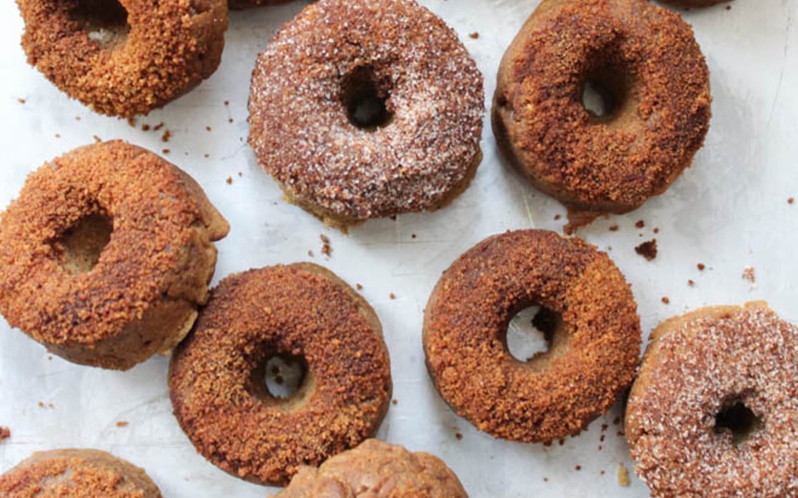 Apple Cider Protein Cake Donuts