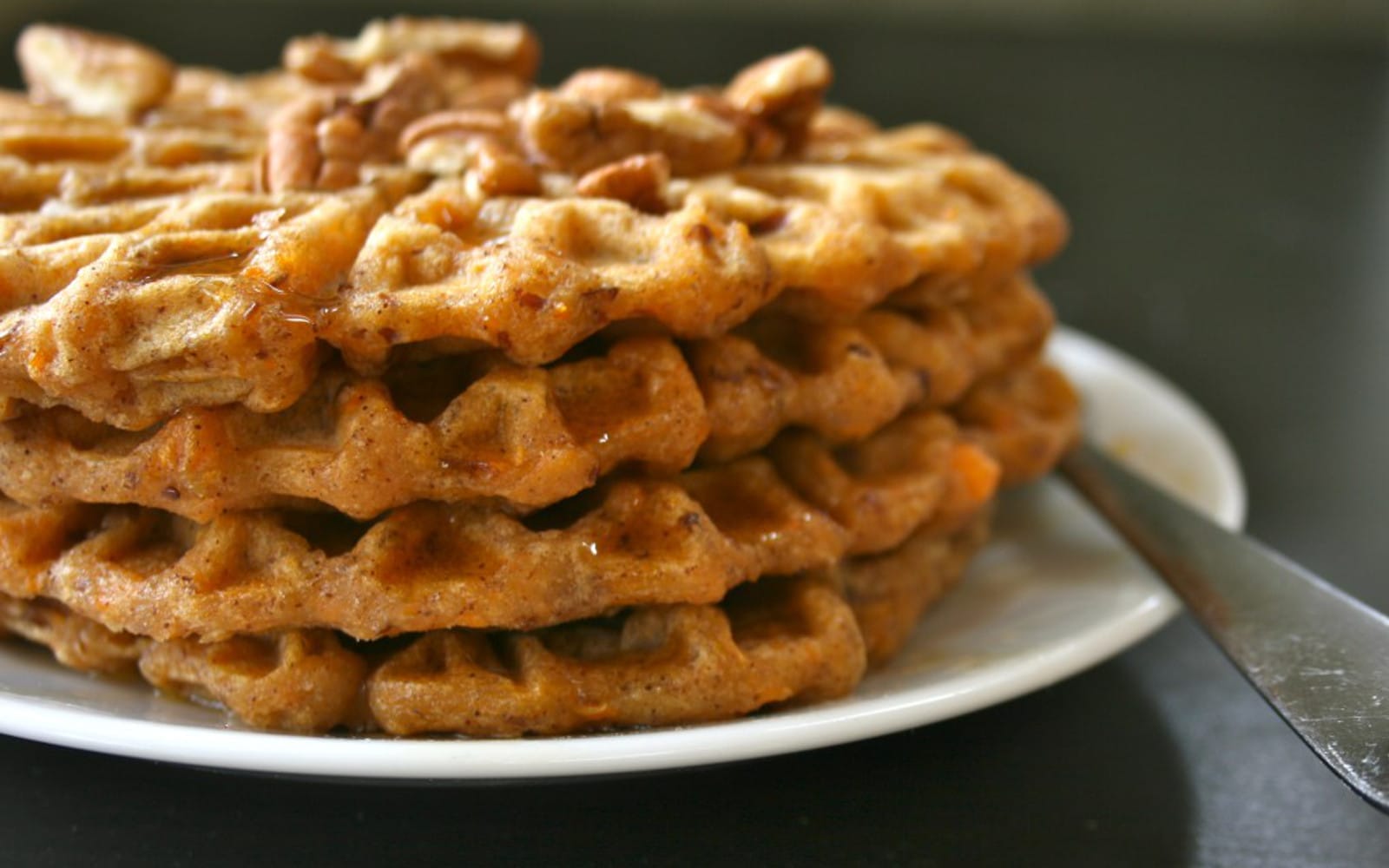 Chai-Spiced Sweet Potato Waffles