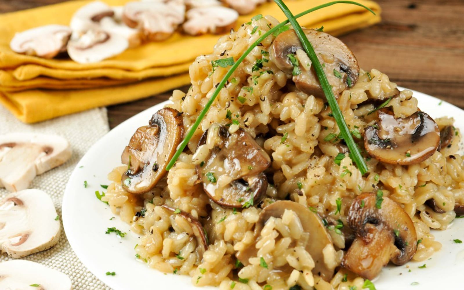 VEGAN mushroom risotto