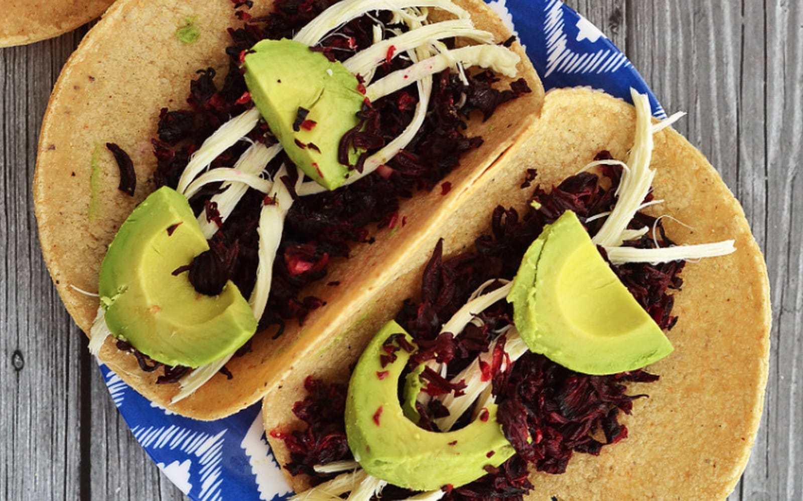 Hibiscus Tacos de Jamaica [Vegan, Gluten-Free]