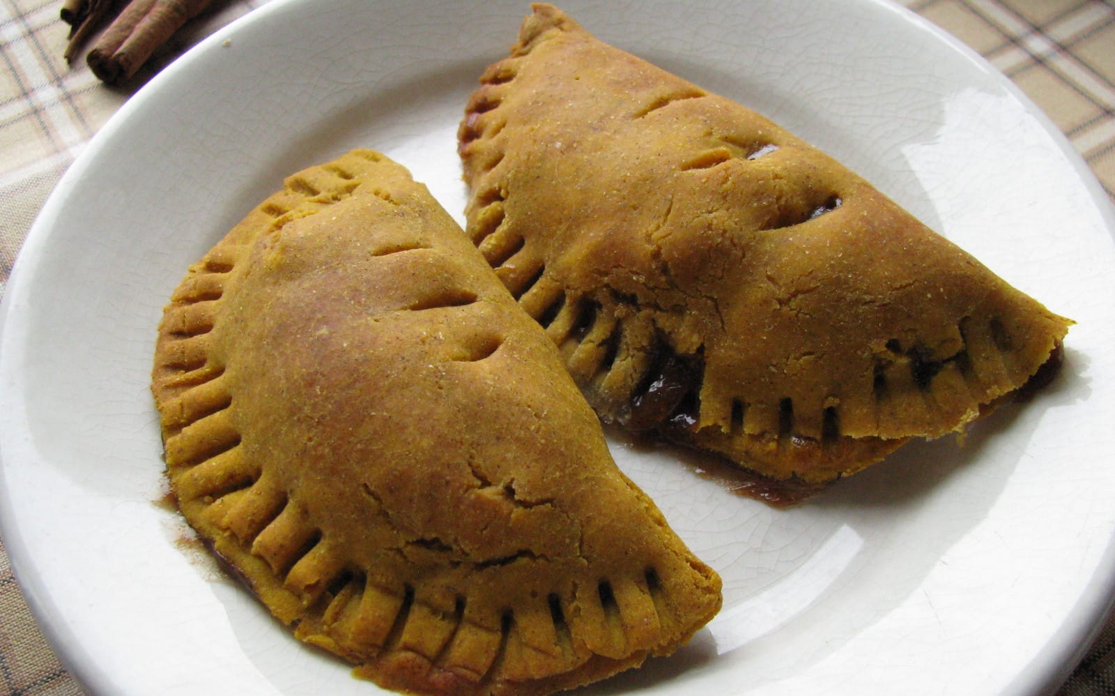 Pumpkin Spice Empanadas With Apple Cinnamon Cranberry Filling [Vegan, Gluten-Free]