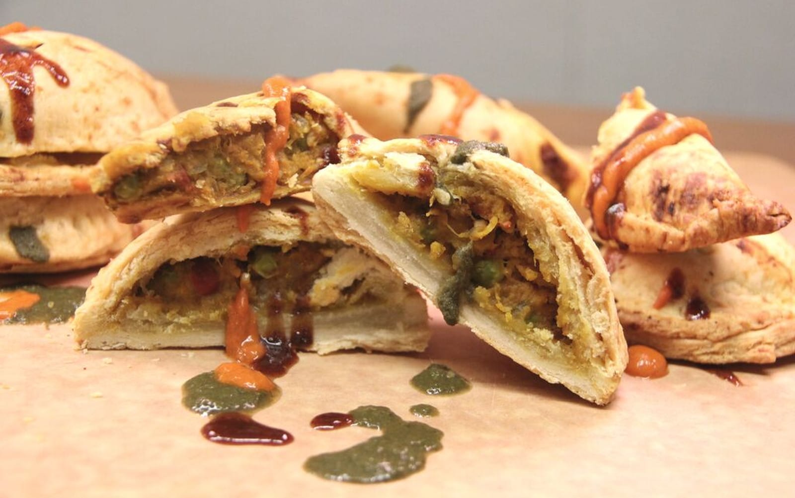 #5under5: 'Samosanadas' (Seasonal Pumpkin Samosa Empanadas) [Vegan]