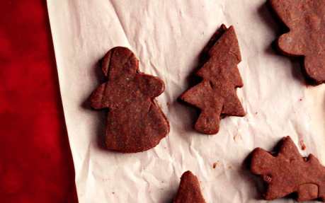 Christmas Chocolate Sandwich Cookies