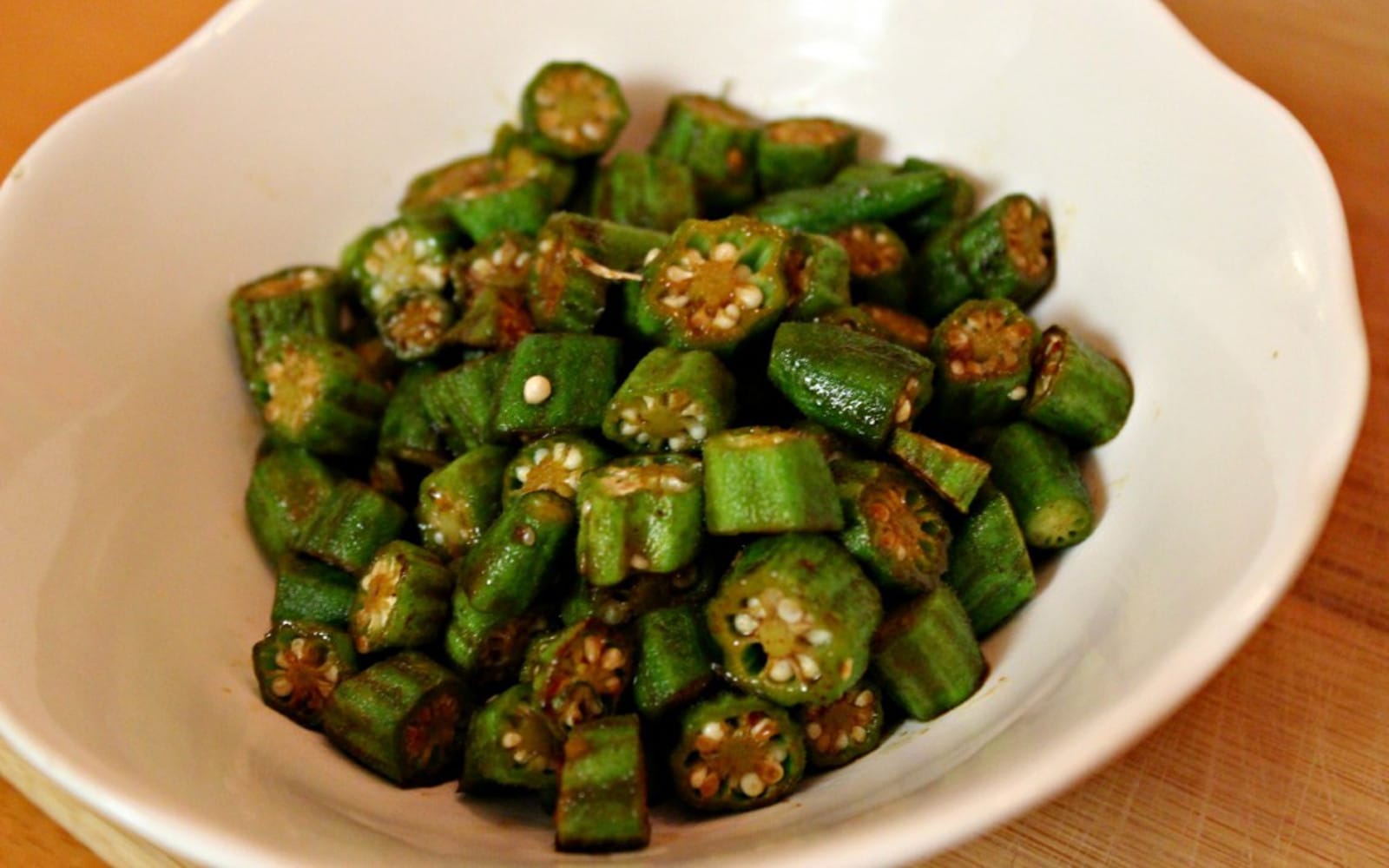 Cinnamon Okra