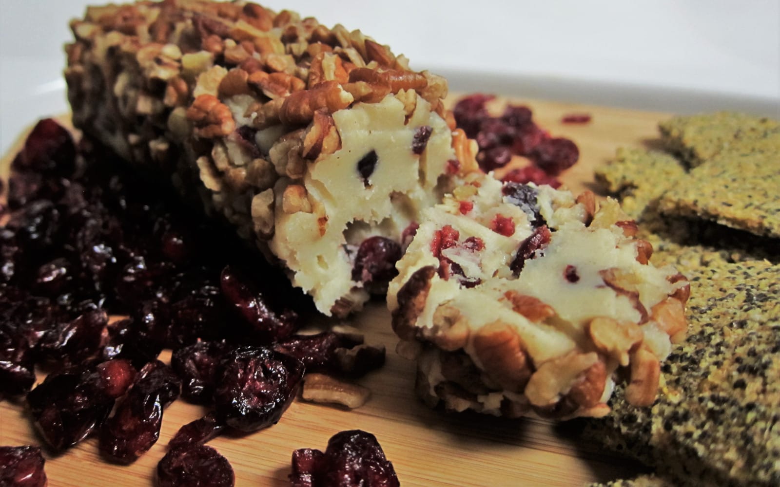 Cranberry Pecan Chevre Log